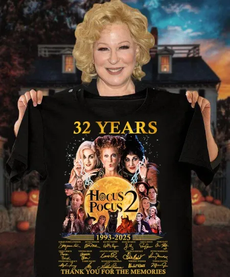 Discover 32 Years Hocus Pocus 2 Thank You T-Shirt Women