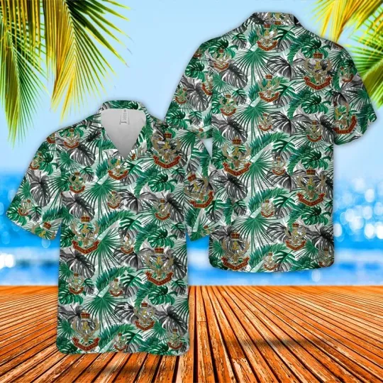 Discover Canadian Army The Seaforth Highlanders of Canada Hawaiian Shirt