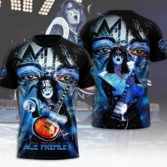 Discover Ace Frehley Signature 3D T-Shirt