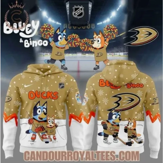 Discover Anaheim x BlueyDad and Bingo 2025 3D Hoodie Gift For Christmas