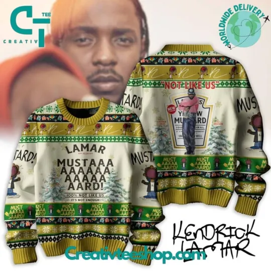 Kendrick Mustard Special Edition Ugly Christmas Sweater