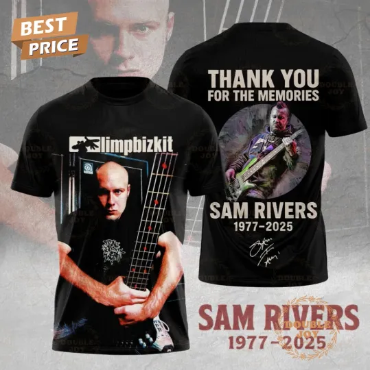 Discover RIP Sam Rivers 1977-2025 3D T-Shirt