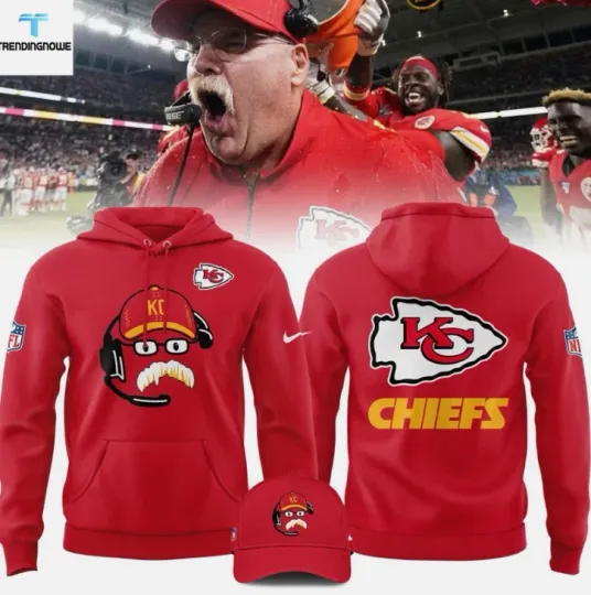 Discover Chiefs Andy Reid 2025 Voice Of Chiefs Kingdom 3D Hoodie Gift For Christmas