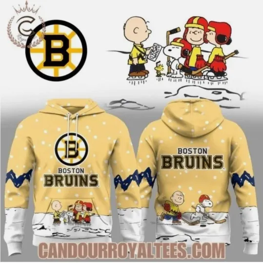 Discover Boston Team x Snoopy 2025 3D Hoodie Gift For Christmas