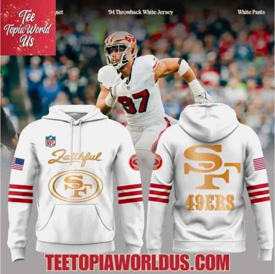 49ers White Unveil Rivalry Uniform 2025 Hoodie 3D Gift For Chirstmas