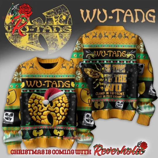 Discover W-tang Clan Be True To The Wu Cland Ugly Christmas Sweater w Clan Fan