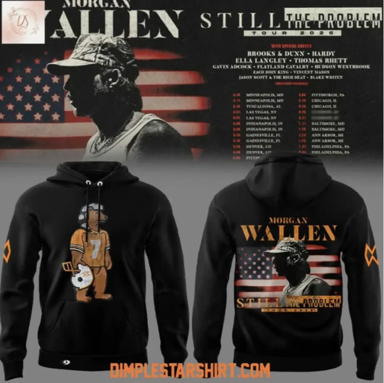 Wallen Western Still The Problem Tour 2026 Black 3D Hoodie Gift For Christmas