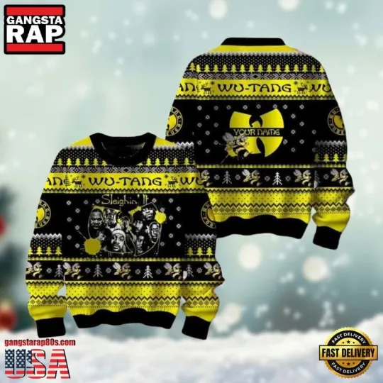Discover W-tang Clan Bee Killer Ugly Christmas Sweater w tang Clan Fan