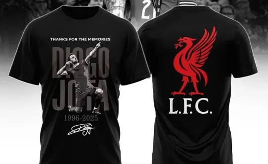 Diogo Jota Thank You 2025 3D T-Shirt Men Women