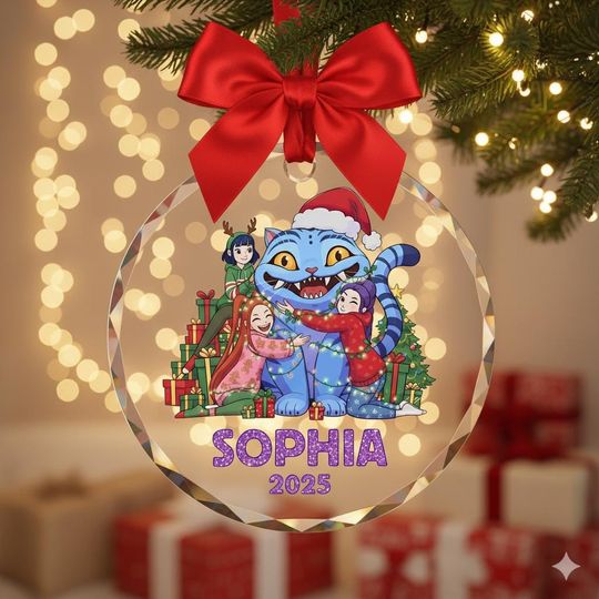 Discover Personalized Demon Hunters Ornament, Kpop Ornament 2025, KPOP Christmas Keepsake, Mira Rumi Zoey Ornament