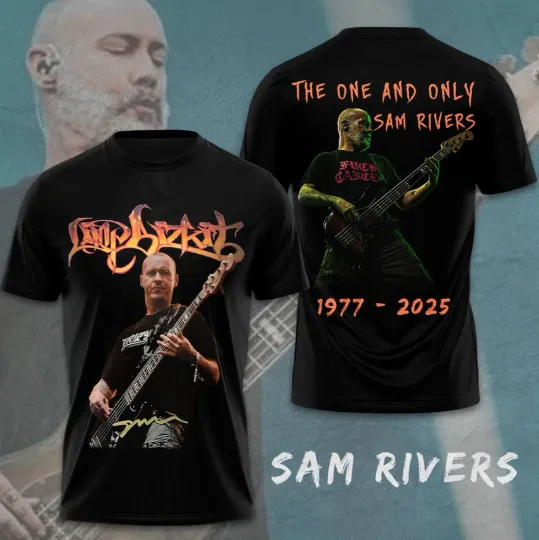 Sam Rivers 1977-2025 Thank You 3D T-Shirt