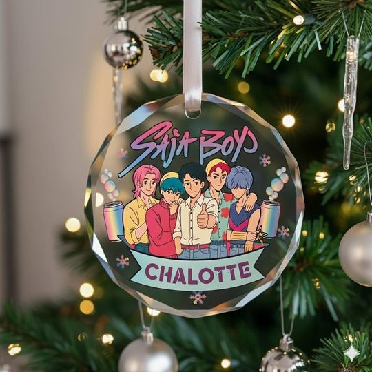 Personalized Saja Boys Ornament, Kpop Demon Hunters Boy Group Ornament
