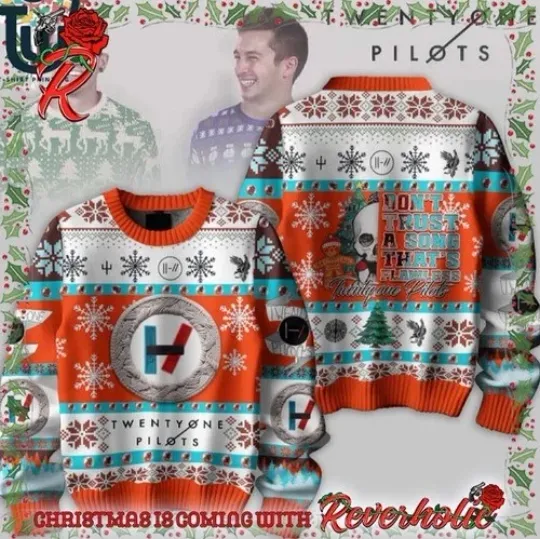 Discover Twenty One Dont Trust A Song Skeleton Ugly Christmas Sweater