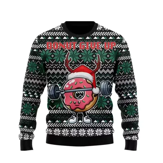 Discover Ugly Christmas Sweater For Men Nw Year Festival Santa Claus Graphic