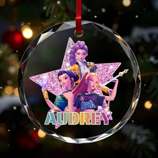 Personalized Name Huntrix Ornament,KPOP Christmas Keepsake,Huntrix Ornament,Mira Rumi Zoey Ornament