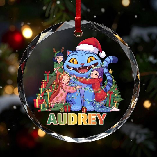 Personalized Name Derpy Ornament,KPOP Christmas Keepsake, Huntrix Ornament,Mira Rumi Zoey Ornament