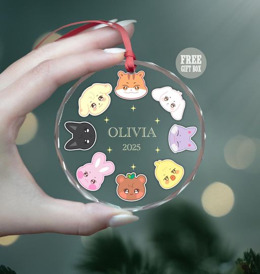 Discover ATEEZ Aniteez Kpop Fan Ornament, World Tour 2025 Merch, Personalized Hongjoong Mingi San Gift