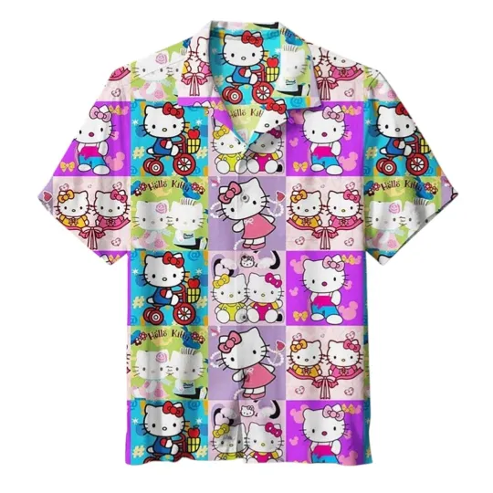 Hello Kitty Hawaiian Shirt
