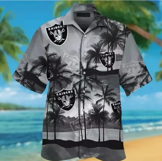 Discover Las Vegas Raiders Hawaiian Shirt Adult Size