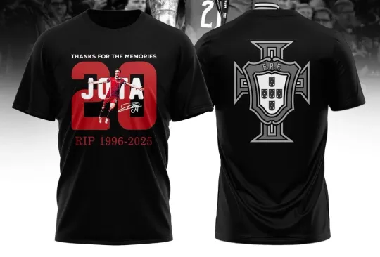 Discover Thanks for the Memories Diogo Jota 1996-2025 3D T-shirt