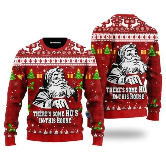Discover There Is Some Hos in This House Ugly Sweater Partyugly sweater ideas  Ugly Chris