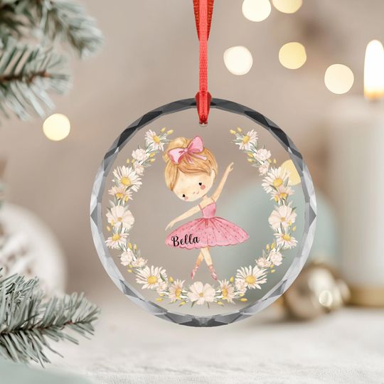 Discover Personalized Ballerina Ornament  Custom Ballet Dancer Christmas Gift