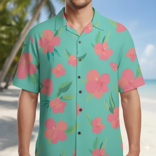 Discover Abby Saja Boys Hawaiian Shirt, Demon Hunters Hawaiian Shirt, Aloha Button Shirt for Kids Youth Adults