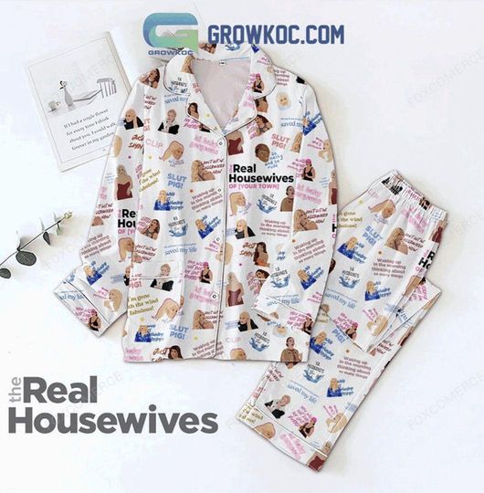Discover Real Housewives Pajamas  Waking Up Thinking About So Many Things  Funny Christmas PJs