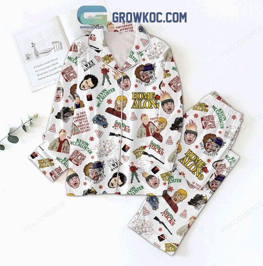 Home Alone Kevin McCallister Christmas Pajamas  You Guys Give Up Or Thirsty For More  Classic Holiday PJs