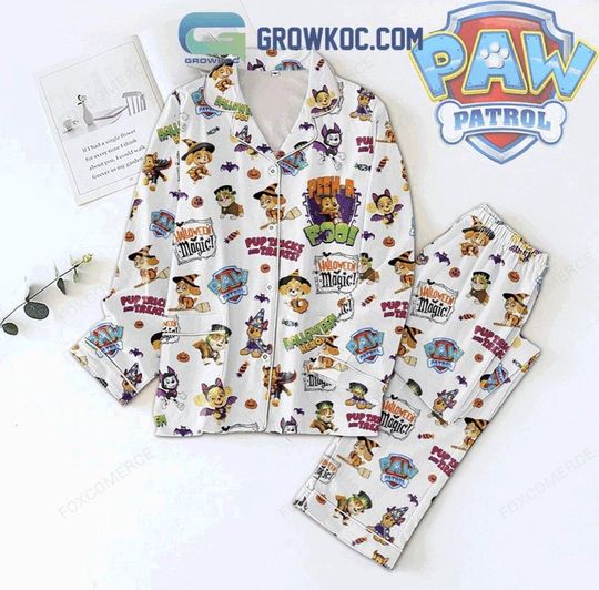 Paw Patrol Pajamas Set  Halloween Magic Peek-A-Boo  Kids Holiday
