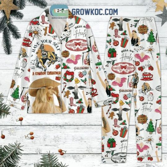Miranda Lambert Cowboy Christmas Pajamas Set