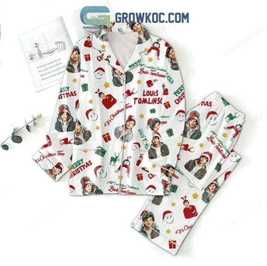 Discover Louis Tomlinson Merry Christmas Pajamas Set