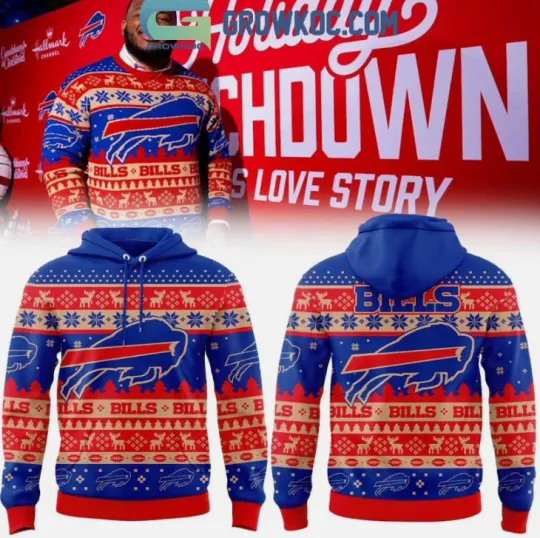 Discover Buffalo Holiday Christmas 3D Printed Hoodie Gift For Christmas