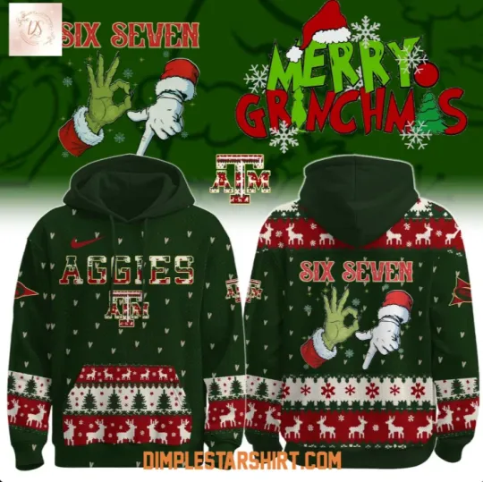 Texas x Six Seven Merry Grin Hoodie 3D Gift For Christmas