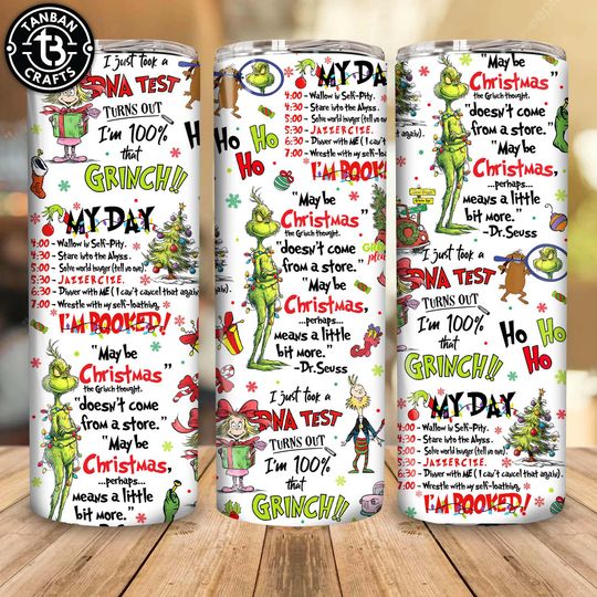 Discover Christmas Green Guy 20oz Tumbler Wrap Png, Christmas Movies Friends 20oz Tumbler Png, 90's Movie Christmas Character 20oz Tumbler Design
