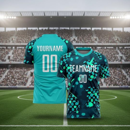 Discover Personalized Football T-shirt - Name, Team, Number 3D 2.