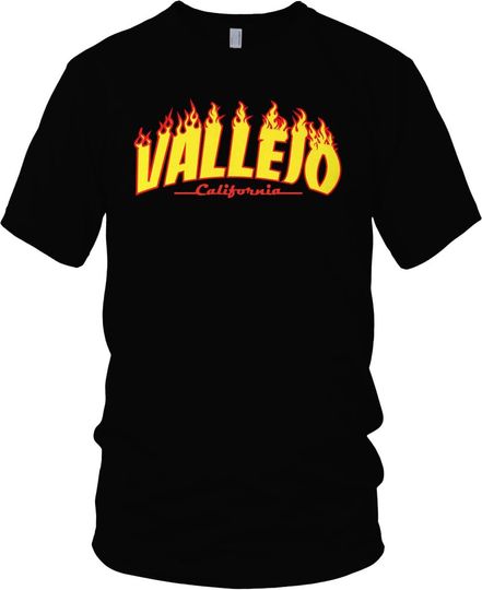 Discover Vallejo California Black T-Shirt (LIMITED EDITION)