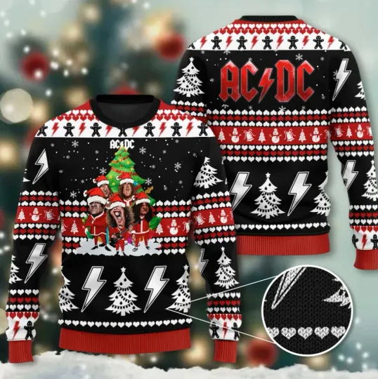 Rock Band Funny Meme Ugly Sweater