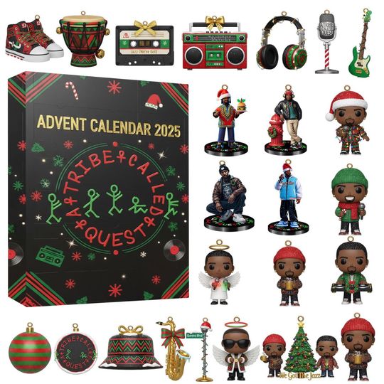 Discover Tribe Called Quest 2025 Advent Calendar, Band Advent Calendar, Christmas Advent Calendar, Christmas Countdown Gift.