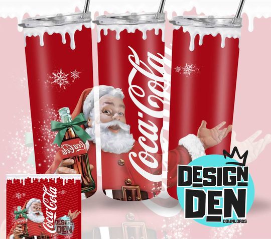 Discover Santa Cola Truck 20oz Tumbler Design