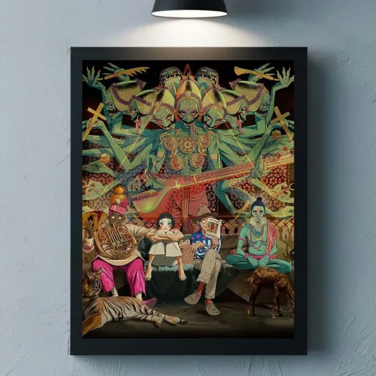 Discover Gorillaz The Mountain Album Cover Poster - Vertical Premium Matte Band Art for Home Decor