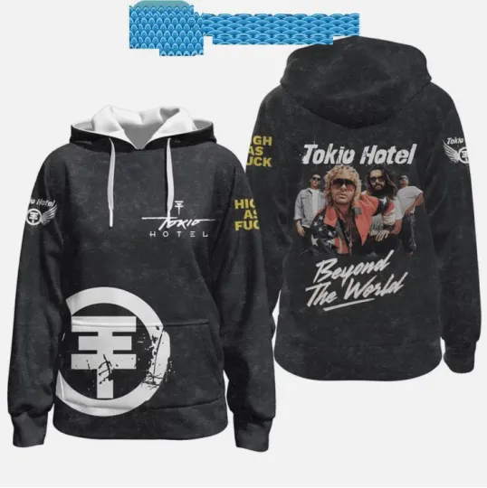 Discover Tokio Hotel Beyond The World Hoodie 3D