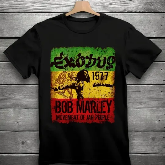 Discover Bob Marley T-Shirt, One Love Crewneck, Reggae Music Legend