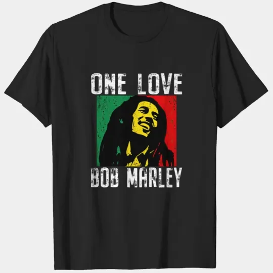 Discover Bob Marley One Love Unisex Crewneck T-Shirt, Reggae Music Gift