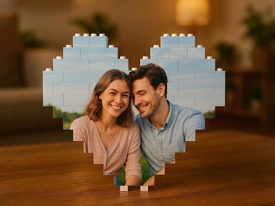 Personalized Couple Photo Puzzle | Perzonalized Gift | Gift for Boyfriend | Anniversary Gift | Couple Gifts | Valentines Day Gifts