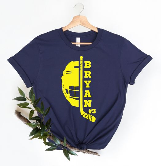 Discover Your Name Hockey T-Shirt - Game Day Hockey Tee - Hockey Season Graphic Shirt