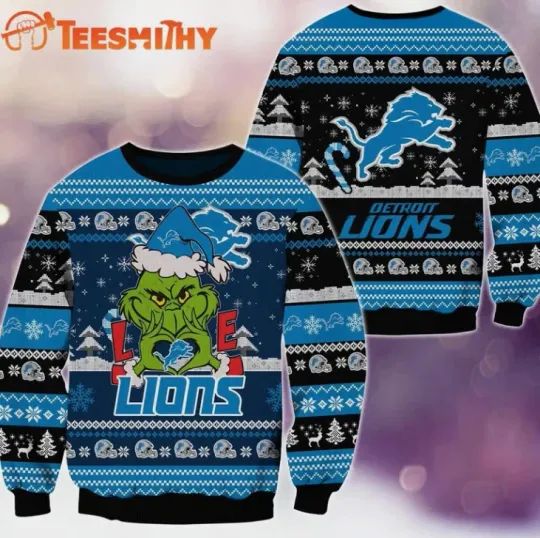 Discover Detroit funny character Football Limited Ugly Christmas Sweater Gift For Christmas
