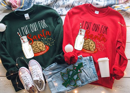 Discover Funny Santa Sweatshirt for Christmas, Holiday Family Christmas Shirt, Ugly Christmas Sweater, Santa Tees