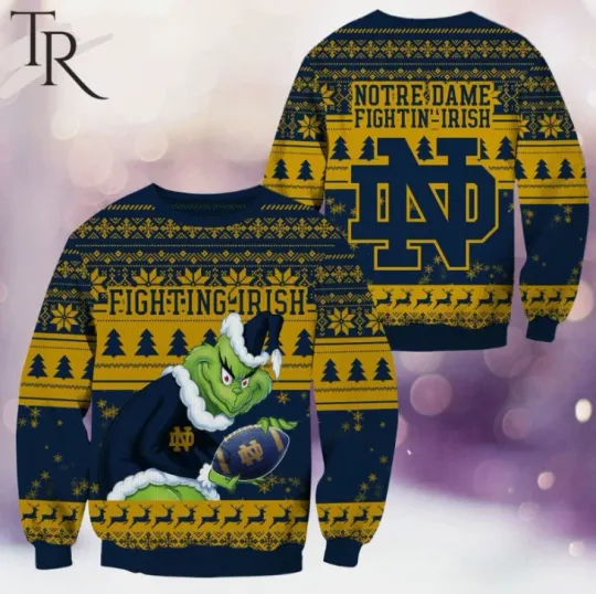 Discover ND Irish Christmas Ugly Sweater Gift For Chirstmas