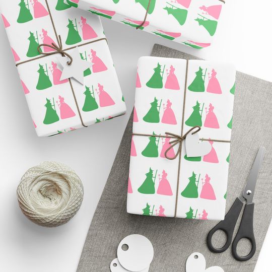 Discover Wicked Wrapping Paper, Christmas Holiday Gift Wrap